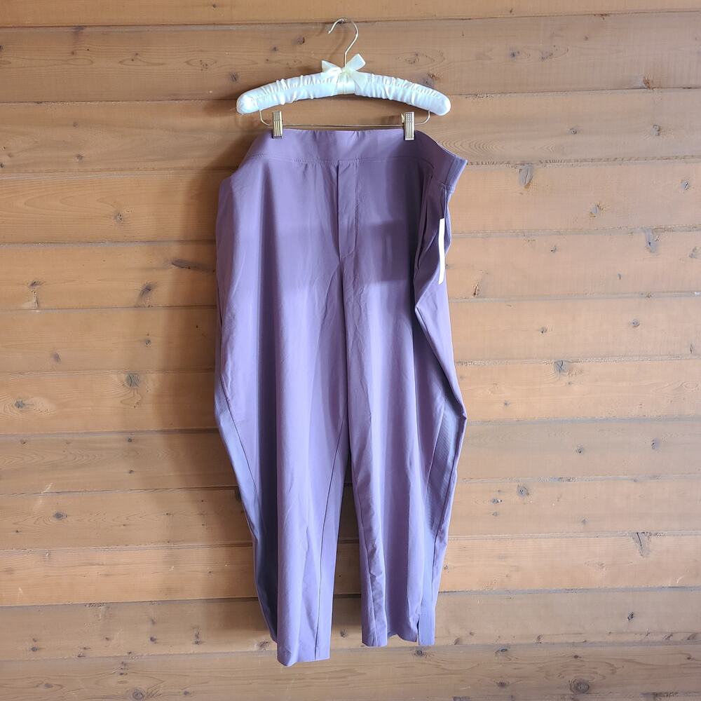 Athleta Brooklyn Ankle Pant NWT 24 Dusk Mauve Plus Athleisure Gym Bottom Pants - Picture 2 of 7
